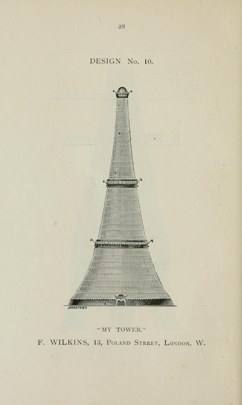 Illustration for article titled In 1890, the English held a contest to design London's wacky rip-off of the Eiffel Tower